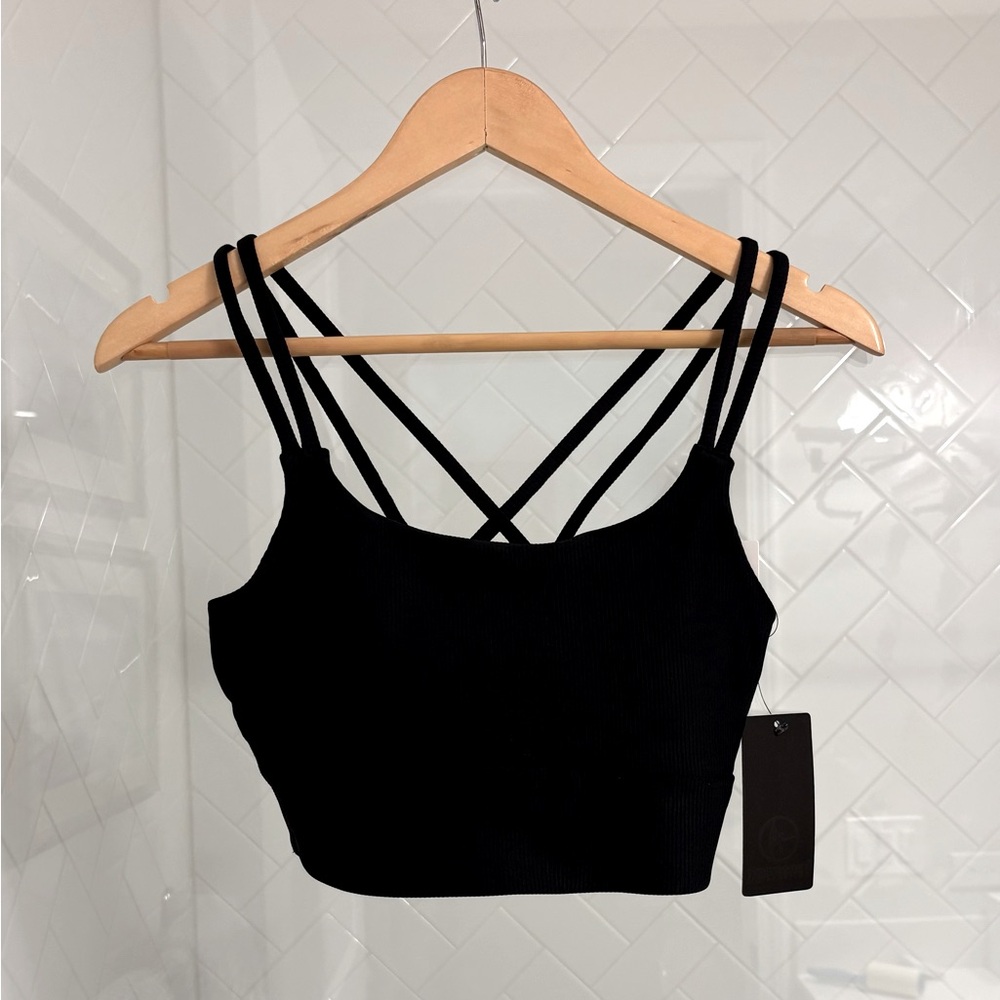 90 DEGREE BY REFLEX • NWT • Women's Multi-Strap Sports Bra • Size M